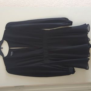 Bebe Black Romper Size 8
